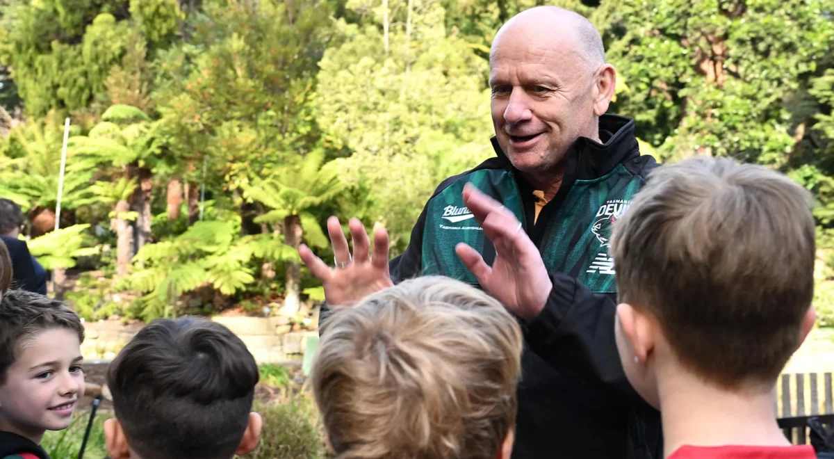 2500 jpg From the Pocket: Ken Hinkley can be the football father and coach Tasmania Devils need